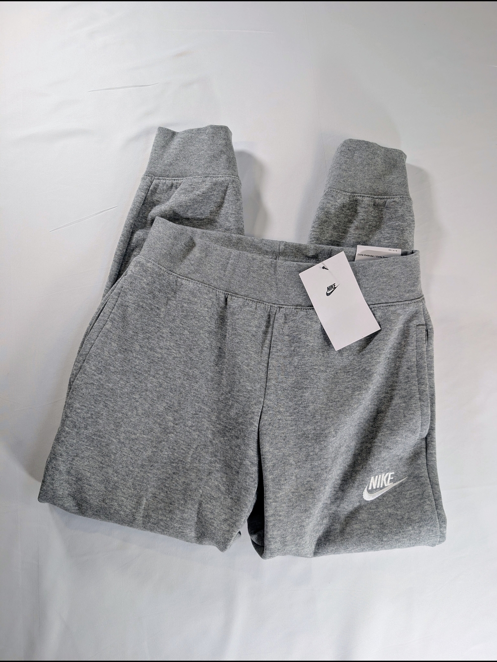 NWT Nike Kids Grey Logo Sweat Pants/Joggers